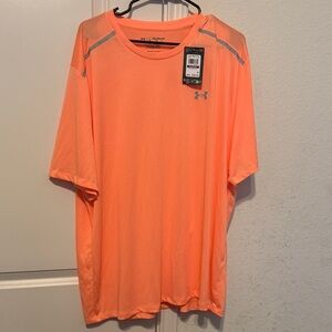 Under Armour Men’s Neon Orange Short Sleeve Performance Tee